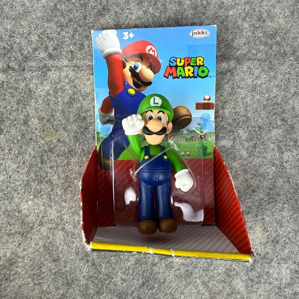 Luigi World of Nintendo Collectible Figure by JAKKS Pacific Super Mario 40106